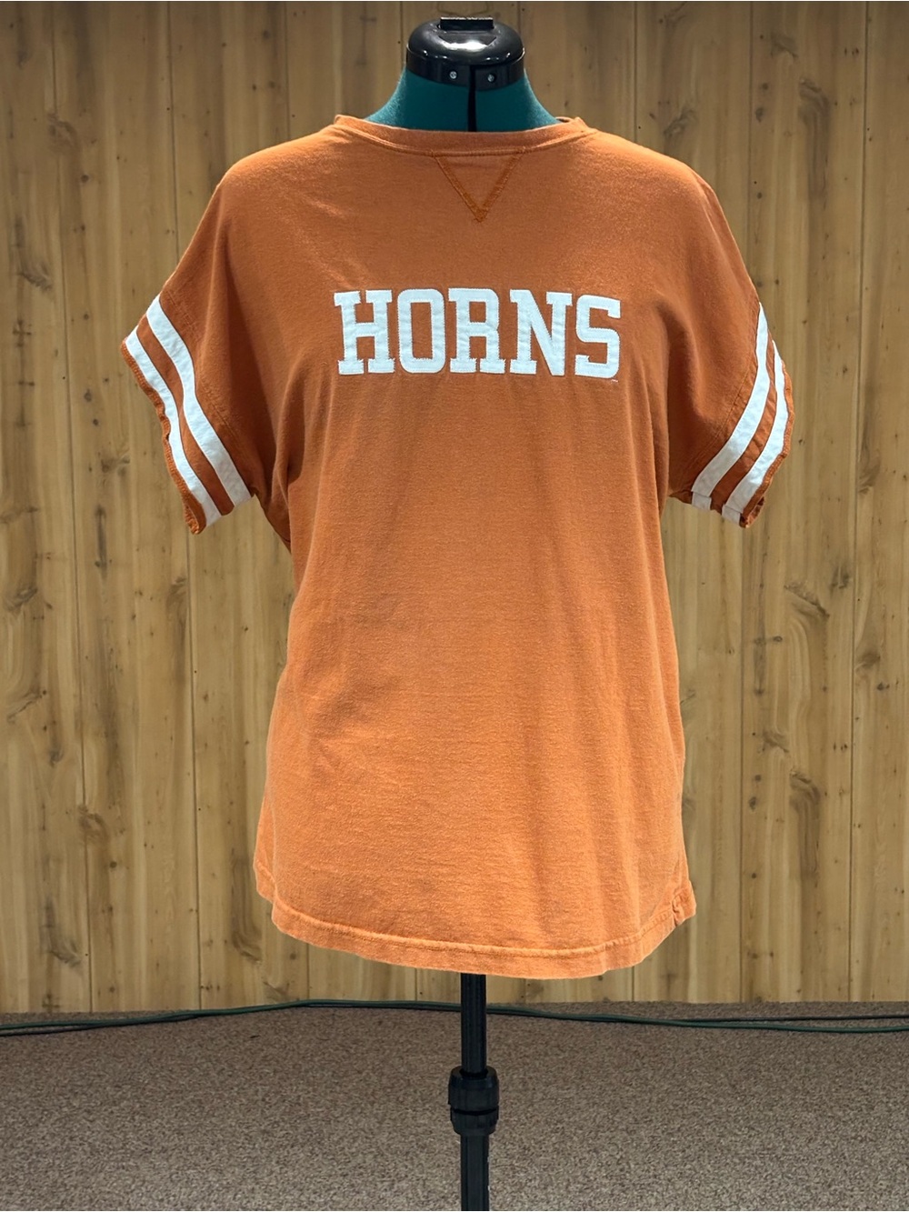 Horns Orange Vintage Team Short Sleeve Tee Women’s LG by All Sports